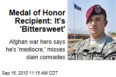 Medal of Honor Recipient: It's 'Bittersweet'