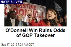 O'Donnell Win Ruins Odds of GOP Takeover