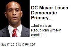 DC Mayor Loses Democratic Primary...