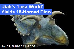 Utah's 'Lost World' Yields 15-Horned Dino