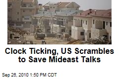Clock Ticking, US Scrambles to Save Mideast Talks