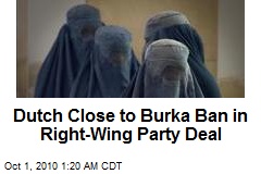 Dutch Close to Burka Ban in Party Deal