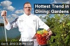 Hottest Trend in Dining: Gardens