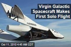 Virgin Galactic Spacecraft Makes First Glide Flight
