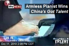 Armless Pianist Wins China's Got Talent