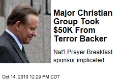 Major Christian Group Took $50K From Terror Backer