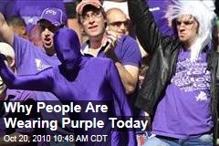 Start Wearing Purple - Oct. 20 is LGBT Spirit Day