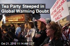 Among Tea Party, Widespread Global Warming Doubt