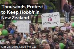 Thousands Protest to Keep Hobbit in New Zealand