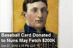 Rare Baseball Card Auctioned by Nuns