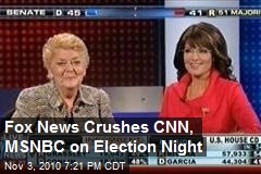 Fox News Crushes CNN, MSNBC on Election Night