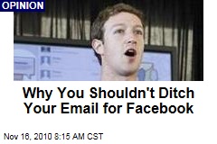 Facebook Messages: Why You Shouldn't Ditch Your Email