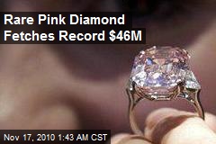 Rare Pink Diamond Fetches Record $46M