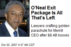O'Neal Exit Package Is All That's Left