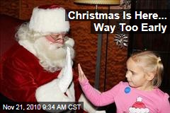 Holiday Season Arrives Early: Christmas Lights, Decorations, Santas Are Already Here