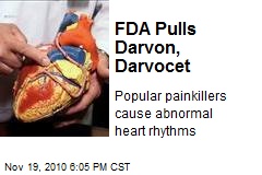 FDA Pulls Darvon, Darvocet