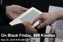 On Black Friday, $89 Kindles