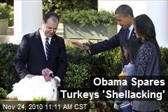 Obama Spares Turkeys 'Shellacking'