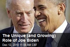 The Unique (and Growing) Role of Joe Biden