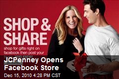 JCPenney Opens Facebook Store