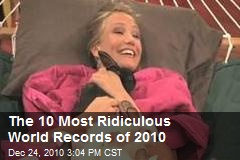 The 10 Most Ridiculous World Records of 2010