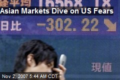 Asian Markets Dive on US Fears