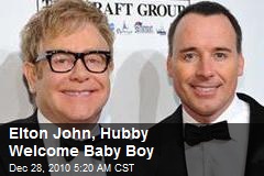 Elton John, Hubby Welcome Baby Son