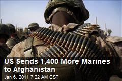 US Sends 1,400 More Marines to Afghanistan