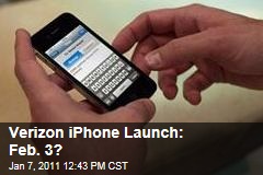 Verizon iPhone Launch: Feb. 3?