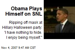 Obama Plays Himself on SNL