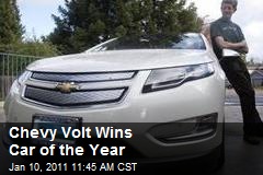 Chevy Volt Wins Car of the Year