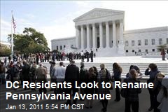 DC Residents Look to Rename Pennsylvania Avenue