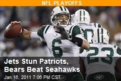 Jets Stun Patriots, Bears Beat Seahawks