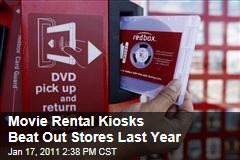 Movie Rental Kiosks Beat Out Stores Last Year