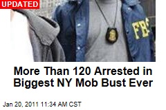 More Than 120 Arrested in Biggest NY Mob Bust Ever