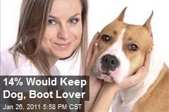 14% Would Keep Dog, Boot Lover