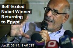 Mohamed ElBaradei Returning to Egypt Amidst Protests