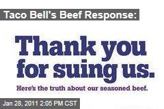 Taco Bell's Beef Response: