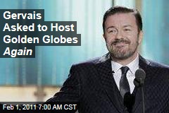 Gervais Asked to Host Golden Globes Again