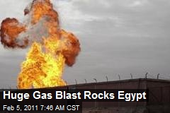 Huge Gas Blast Rocks Egypt