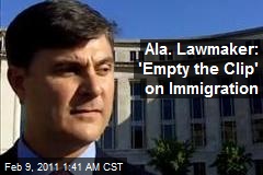 Ala. Lawmaker: 'Empty the Clip' On Immigration