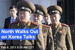 North Walks Out on Korea Talks