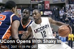 UConn Opens With Shaky W