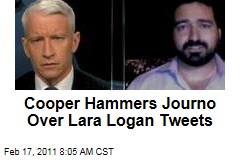 Anderson Cooper Hammers Nir Rosen Over Tweets About Lara Logan's Sexual Assault