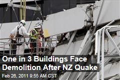 New Zealand Eqarthquake: One in 3 Buildings in Christchurch Face Demolition