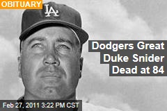 Duke Snider Obituary: Legendary Dodger Dies at 84