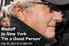 Bernie Madoff New York Magazine Interview: 'I'm a Good Person'