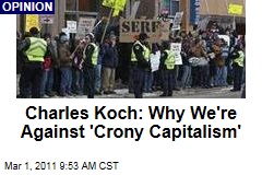 Charles Koch Op-Ed: Why We Fight 'Crony Capitalism,' Bloated Government