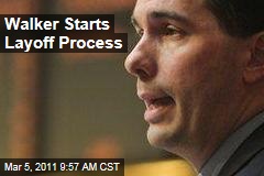 Scott Walker Starts Layoff Process in Wisconsin
