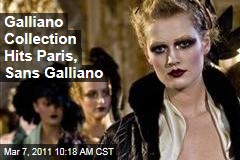 John Galliano Collection Shown in Paris, Sans John Galliano